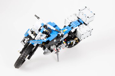 Bordeaux, Aquitaine / Fransa - 10 01 2020: Lego Teknolojik motosiklet BMW R 1200 GS Macera Oyuncak