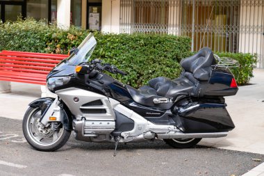 Bordeaux, Aquitaine / Fransa - 10 10 10 2020: Honda Gold Wing motosikleti GL1800 Touring motosikleti