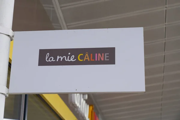 Burdeos Aquitania Francia 2020 Logo Mie Caline Text Firma Panadería — Foto de Stock