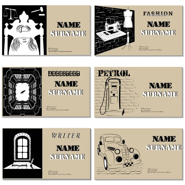 Stil kartvizit çatı. Bir renk minimalist bir komplo ile gerçekleştirilen.