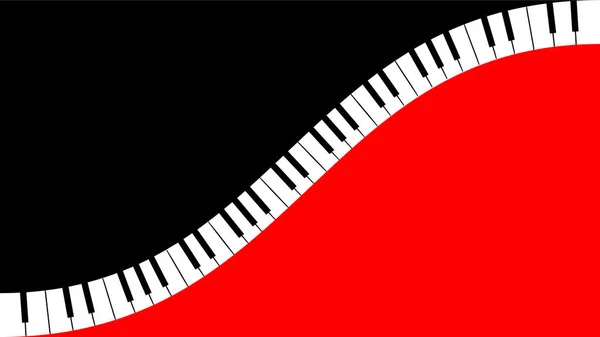 Kırmızı ve siyah büyük piyanoların müzikal arka planı.