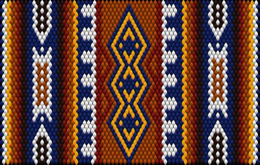 Doymuş renklerin şans ve zenginliği çektiği Asya halkları ve ülkelerinin geleneksel bir süsü. Giysiler için kumaşlara işlenmiş kadın halıları. Nakış desenleri. 