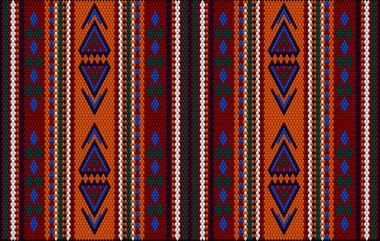 Doymuş renklerin şans ve zenginliği çektiği Asya halkları ve ülkelerinin geleneksel bir süsü. Giysiler için kumaşlara işlenmiş kadın halıları. Nakış desenleri. 