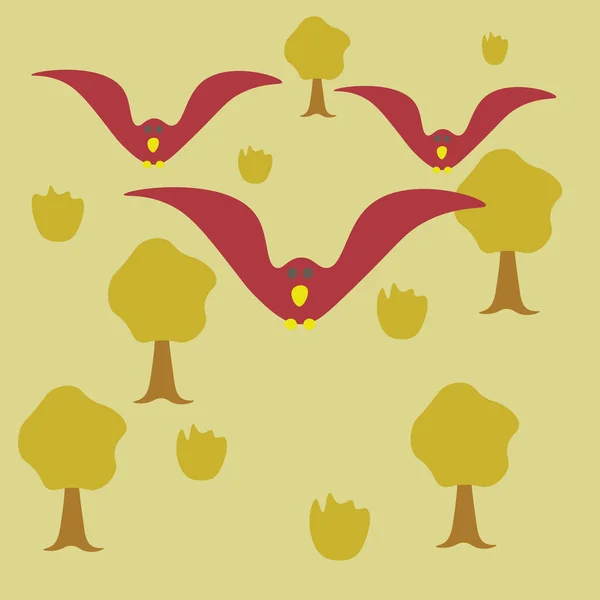 Owl Cartoon Wallpaperストックベクター ロイヤリティフリーowl Cartoon Wallpaperイラスト ページ 43 Depositphotos