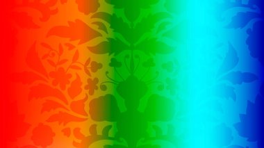 Renkli, modern, bulanık, çiçekli bir kart. İş ilanı, arka plan. Vektör illüstrasyonu.   