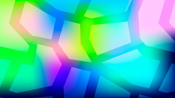 色彩模糊的背景与细胞 马赛克现代抽象梯度卡 商业海报 矢量说明 — 图库矢量图片