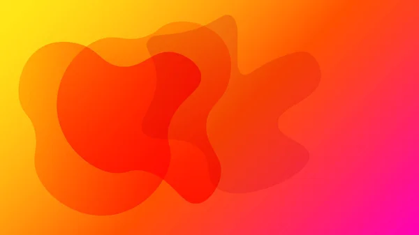 Fond Flou Coloré Avec Bulles Liquide Carte Gradient Abstrait Moderne — Image vectorielle