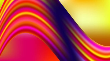 Renkli bulanık arka plan, dalga, fırça darbesi. Modern soyut gradyan kart. İş afişi. Vektör illüstrasyonu.  