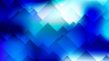 Eşkenarlar, kareler ve eşkenar dörtgenlerle modern soyut renk eğimli arka plan. Geometrik poster, afiş. Vektör illüstrasyonu. 