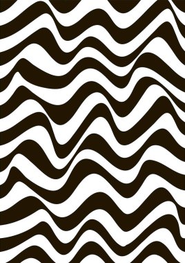 Soyut bozulma çizgisi arkaplanı. Çizgili dalga arkaplanı. Dalgalı operasyon sanat kapağı. Vektör illüstrasyonu. 