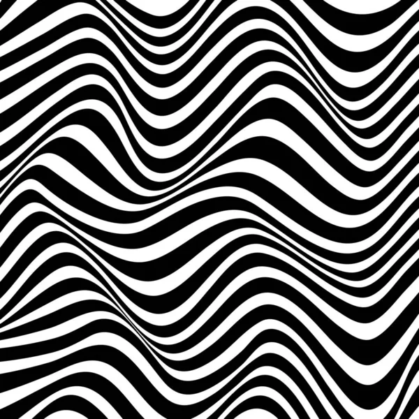 Soyut bozulma çizgisi arkaplanı. Çizgili dalga arkaplanı. Dalgalı operasyon sanat kapağı. Vektör illüstrasyonu. 