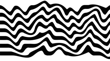 Soyut siyah beyaz arkaplan. Arıza izi. Vektör illüstrasyonu. 