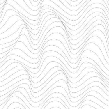 Soyut bozulma çizgisi arkaplanı. Çizgili dalga arkaplanı. Dalgalı operasyon sanat kapağı. Vektör illüstrasyonu. 