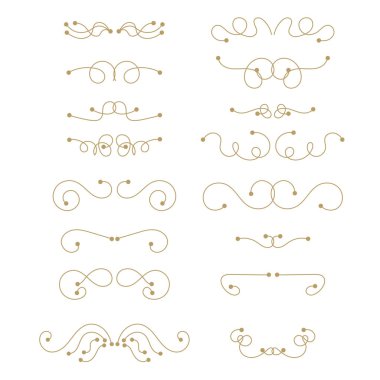 Soyut kıvırcık tasarım ögesi beyaz arkaplanda izole edildi. Böcekler. Girdaplar. Vektör illüstrasyonu.