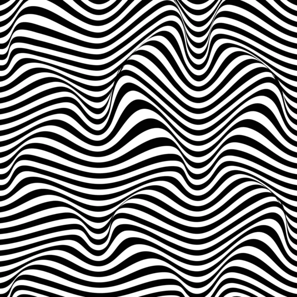 Soyut bozulma çizgisi arkaplanı. Çizgili dalga arkaplanı. Dalgalı operasyon sanat kapağı. Vektör illüstrasyonu. 