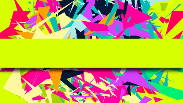 Abstrakter Hintergrund Mit Bunten Chaotischen Dreiecken Polygonen Vektorillustration — Stockvektor