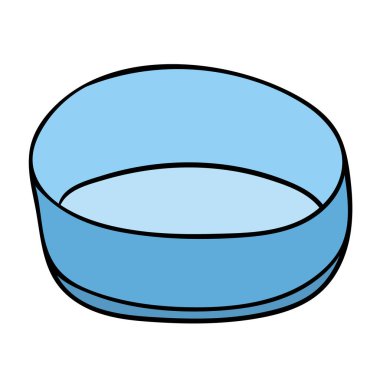 Çizgi film karalama retro plakası beyaz arka planda izole edilmiş. Vektör illüstrasyonu.   