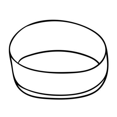 Çizgi film karalama retro plakası beyaz arka planda izole edilmiş. Vektör illüstrasyonu.   