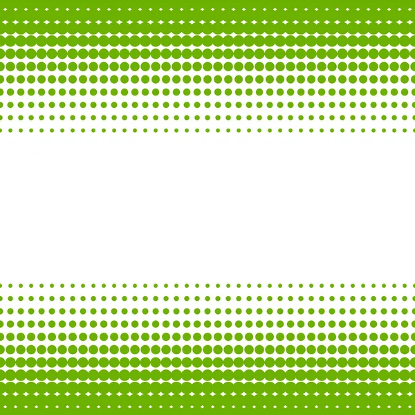 Cadre Demi Teinte Vert Abstrait Isolé Sur Fond Blanc Ensemble — Image vectorielle