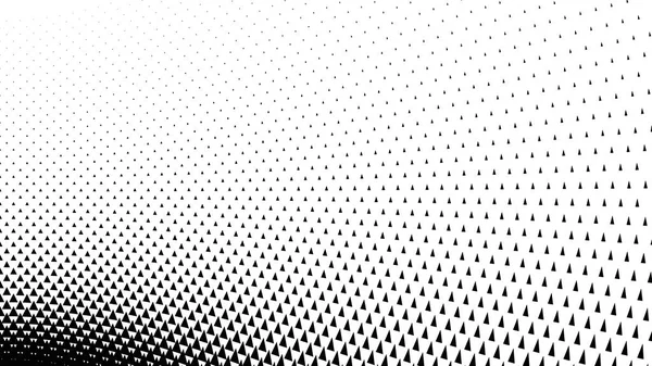 Fond Triangulaire Demi Teinte Carte Géométrique Noir Blanc Illustration Vectorielle — Image vectorielle