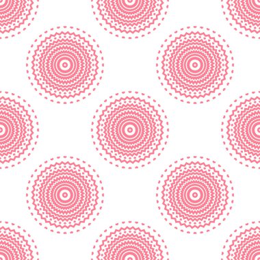 Mandala çiçeğiyle soyut, pürüzsüz desen. Mozaik, fayans. Çiçek arkaplan. Vektör illüstrasyonu.    