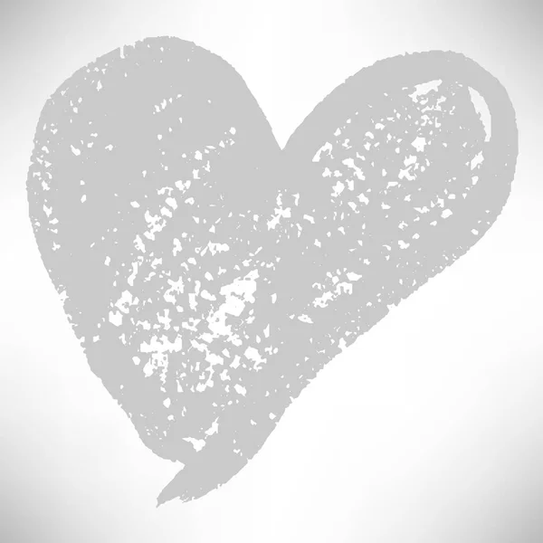 Красочный Милый Ручной Рисунок Сердца Символ Грэмми Икона Белом Векторная — стоковый вектор