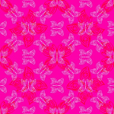 Kelebek desensiz. Kelebek arka planı. Kelebek duvar kağıdı. Vektör illüstrasyonu.