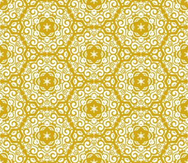 Soyut ince çizgi, kıvrımlı, pürüzsüz desen. Doğrusal süslemeli geometrik arkaplan. Paket kağıdı. Vektör illüstrasyonu.              