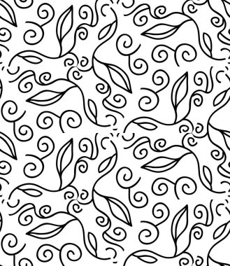 Farklı şekillerde, soyut, dikişsiz desenler..