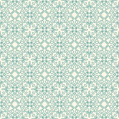 Soyut fantezi, ince çizgi, kusursuz desen. Geometrik arkaplan. Yaratıcı ambalaj kağıdı. Vektör illüstrasyonu.    