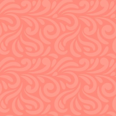 Soyut el çizimi, dalgalı, pürüzsüz desen. Kıvırcık doğrusal dağınık arkaplan. Vektör illüstrasyonu.