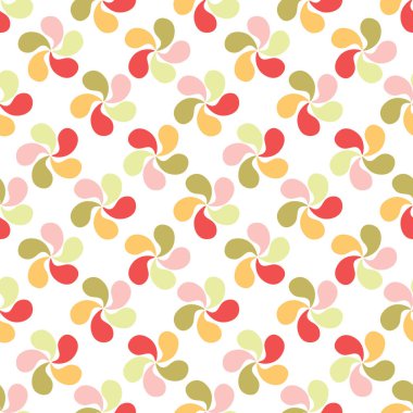 Kusursuz desen. Soyut çiçeklerle sonsuz arkaplan