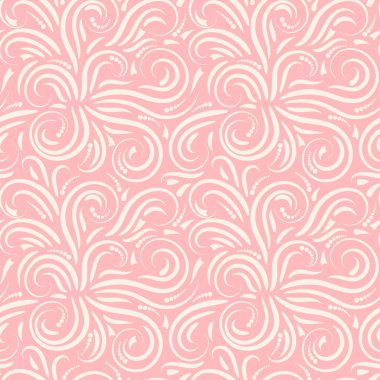 Soyut kıvrımlı, pürüzsüz desen. Döndürme arka planı. Vektör illüstrasyonu.