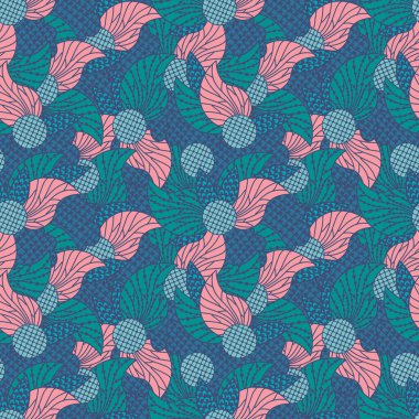 Soyut, soyut, pürüzsüz desenli karalamalar. El çizimi arka plan. Vektör illüstrasyonu. 