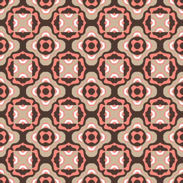 Abstract Geometrisch Naadloos Patroon Met Ongelijke Vormen Kleurrijk — Stockvector