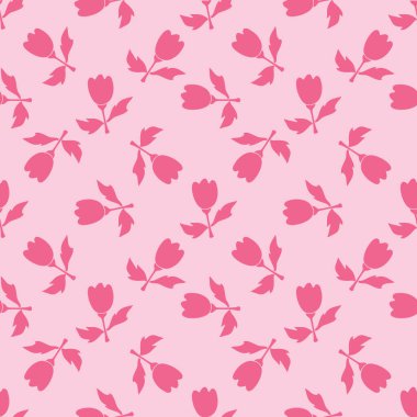 Kusursuz çiçek deseni. Doğal arka plan. Vektör illüstrasyonu.