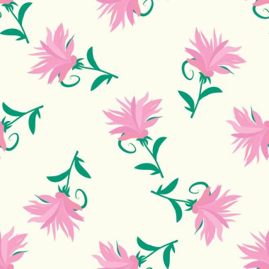 Kusursuz çiçek deseni. Çiçek arkaplan. Soyut, kusursuz arkaplan.