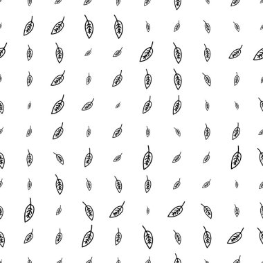 Dalları ve yaprakları olan dikişsiz çiçek deseni. Vektör illüstrasyonu.