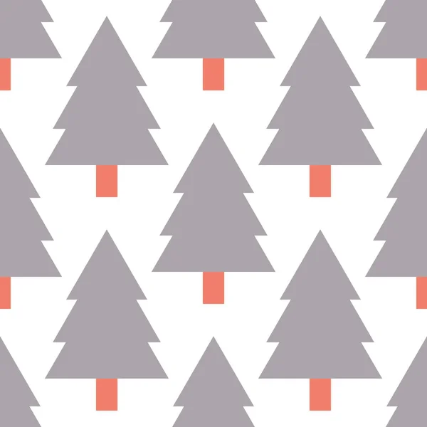 Σπρους Δάσος Αδιάλειπτη Μοτίβο Χειμερινό Φόντο Εικονογράφηση Διανύσματος — Διανυσματικό Αρχείο