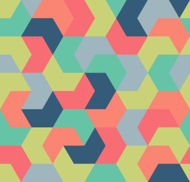 Kusursuz desen. Geometrik şekillerin sonsuz arkaplanı. Ok pürüzsüz desen