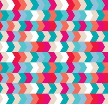 Kusursuz desen. Geometrik şekillerin sonsuz arkaplanı. Ok pürüzsüz desen