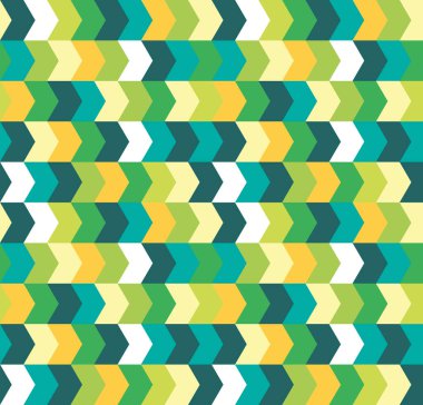 Arrow kusursuz desen. Geometrik şekillerin sonsuz arkaplanı. Vektör illüstrasyonu.