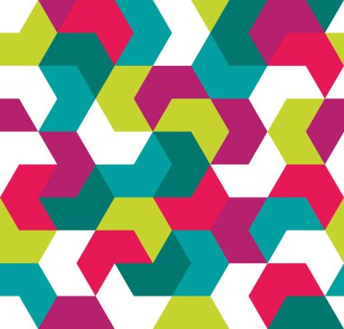 Kusursuz desen. Geometrik şekillerin sonsuz arkaplanı. Arrow kusursuz desen. Geometrik desen. Duvar kağıdı. Vektör illüstrasyonu.