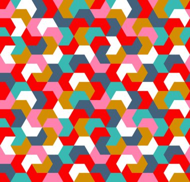 Kusursuz geometrik ok deseni. Kusursuz soyut geometrik arkaplan. Sonsuz geometrik desen. Vektör illüstrasyonu. 