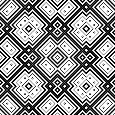 Eşkenar dörtgenli kusursuz soyut bir arkaplan. Damalı sonsuz geometrik desen. Vektör illüstrasyonu. 