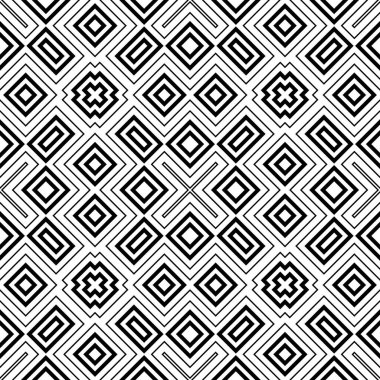Eşkenar dörtgenli kusursuz soyut bir arkaplan. Damalı sonsuz geometrik desen. Vektör illüstrasyonu. 