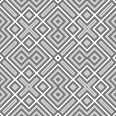 Eşkenar dörtgenli kusursuz soyut bir arkaplan. Damalı sonsuz geometrik desen. Vektör illüstrasyonu. 