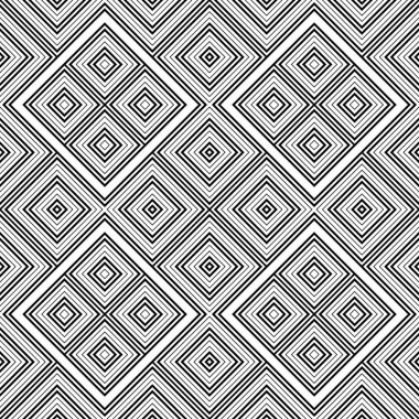 Eşkenar dörtgenli kusursuz soyut bir arkaplan. Damalı sonsuz geometrik desen. Vektör illüstrasyonu. 