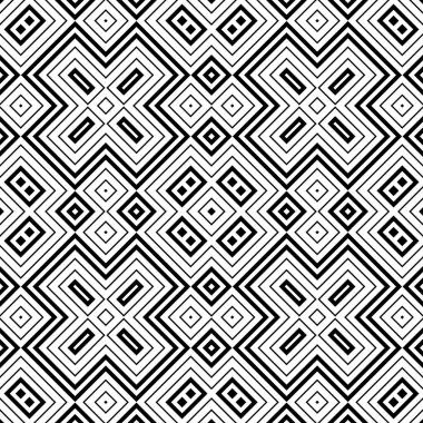 Eşkenar dörtgenli kusursuz soyut bir arkaplan. Damalı sonsuz geometrik desen. Vektör illüstrasyonu. 