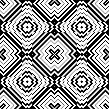 Eşkenar dörtgenli kusursuz soyut bir arkaplan. Damalı sonsuz geometrik desen. Vektör illüstrasyonu. 